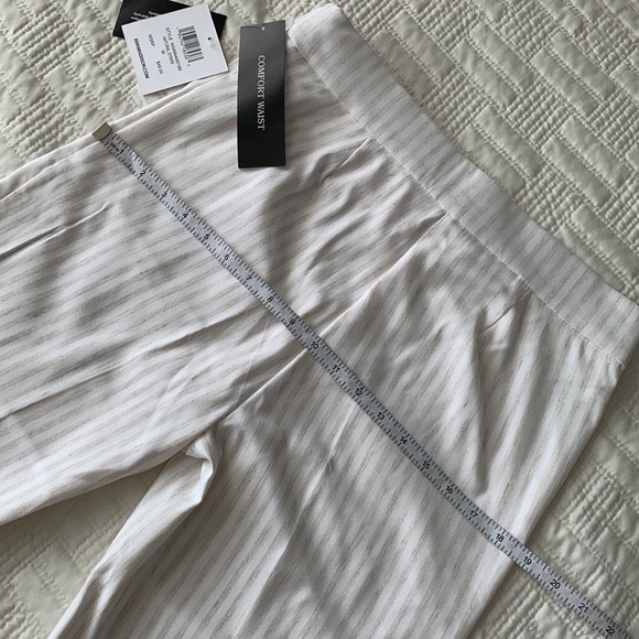 89th + Madison Millennium Pant Stripped Tapered Cropped Dress Pant - Picture 7 of 13